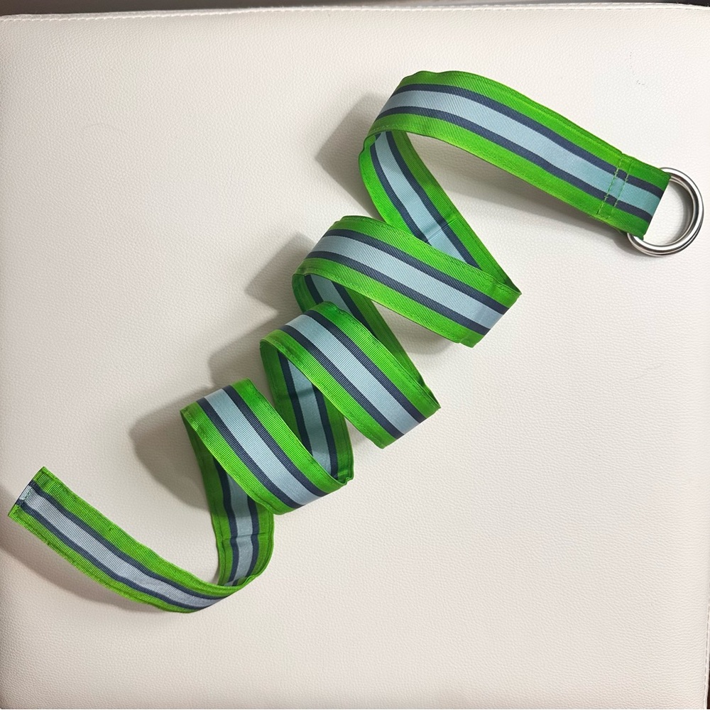Vineyard Vines Striped D-Ring Belt - XL